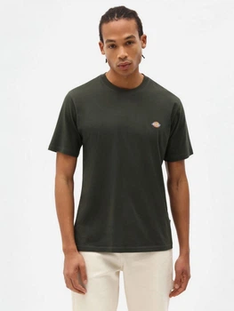 Футболка хлопковая длинная мужская Dickies DK0A4XDBOGX1 L Зеленая (194903388744)