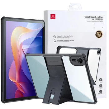 TPU+PC чехол Xundd Stand c усиленными углами для Xiaomi Redmi Pad 2 (11") Черный