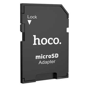 Перехідник карт пам'яті HOCO TF to SD card holder HB22 black
