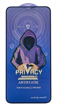 Защитное стекло Privacy MTB для Apple iPhone Xs Max антишпион black