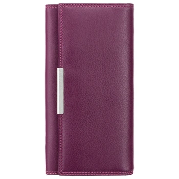 Женский кожаный кошелек Visconti R11 Paloma (Plum Multi)