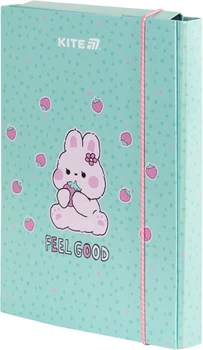 Папка для тетрадей на резинке Kite Feel Good картон B5 (K25-210-1)