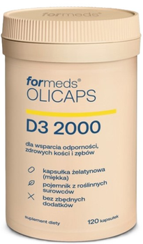 Харчова добавка Formeds Olicaps D3 2000 120 капсул (5903148623146)