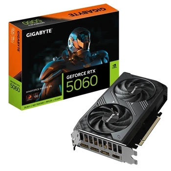 Відеокарта GF RTX 5060 8GB GDDR7 Windforce Max OC Gigabyte (GV-N5060WF2MAX OC-8GD)