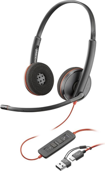 Навушники HP Poly Blackwire 3220 Stereo USB-A/USB-C (93S87AA)