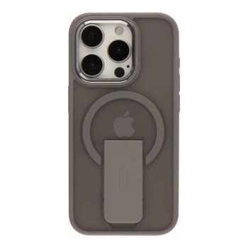 Чохол Premium TPU+PC FlexGuard Magnetic Ring Stand для iPhone 15 Pro Колір Titanium