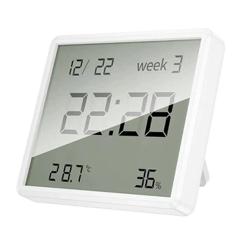 Електронний термометр гігрометр і годинник Hoco HX41 3-in-1 Indoor electronic clock