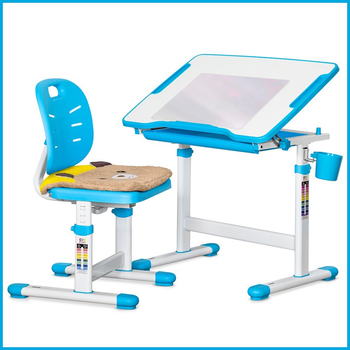 Комплект Evo-kids Evo-06 Ergo Blue (парта + стул) Голубой (Evo-06 Ergo BL)