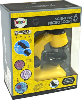 Zestaw edukacyjny LEAN Toys Mikroskop dla małego naukowca 9455 (5904204754767)
