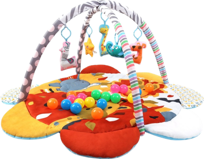 Mata edukacyjna Milly Mally 2 w 1 Kwiat Safari (5901761123180)