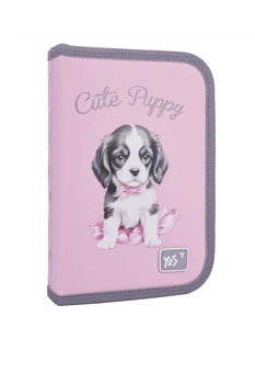 Пенал твердый одинарный с двумя клапанами Yes Doggy Princess цвет разноцветный YES ЦБ-00283173