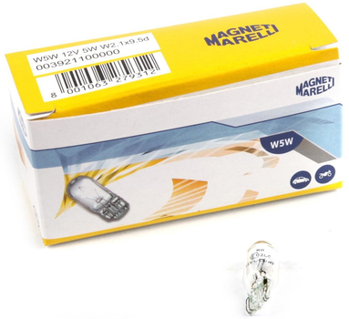Żarówka samochodowa Magneti Marelli W5W 12 V (8001063279312)