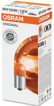Zestaw żarówek samochodowych Osram Original 5009 RY10W 12 V Pomarańczowa 10 szt (4062172252553)