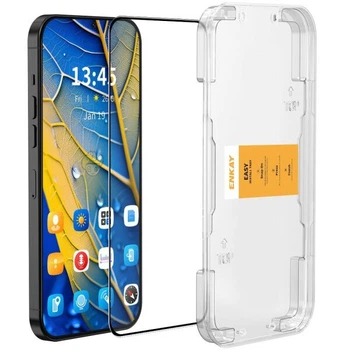 Защитное стекло ENKAY Easy Install Full Glue для Xiaomi Poco F7