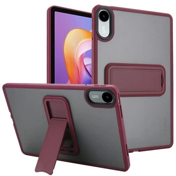 Защитный чехол Deexe Crystal Kickstand для Xiaomi Redmi Pad 2 - Wine Red