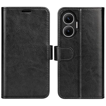 Классический чехол-книжка Deexe Wallet Style для Xiaomi Poco F7 - Black