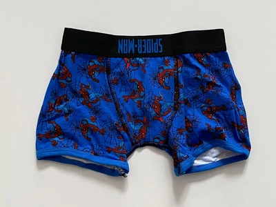 Трусики-боксерки темно сині з принтом та монограмні Marvel Spider-Man на хлопчика Primark 128 на 7-8 років