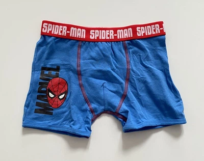 Трусики-боксерки сині-блакитні з принтом на хлопчика Marvel Spider-Man Primark 128 на 7-8 років