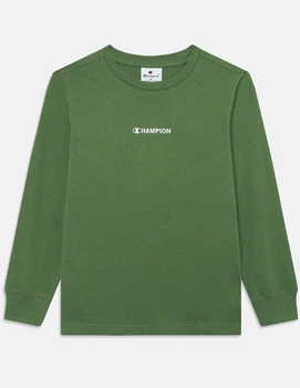 Футболка д/р Champion ДМ010057 (307260) колір зелений 122/128
