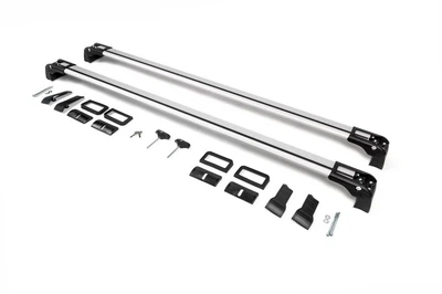 Поперечины на штатные места с замком Wingbar V3 (2 шт) Серые для Fiat Tipo 2016- гг