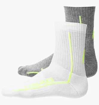 Шкарпетки HEAD All Sports Performance Shortcrew Grey/White (2 пари) 701229021-004 43-46