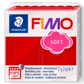 Пластика Soft, Рожевий колір , 57г, Fimo выведно (8020-21)
