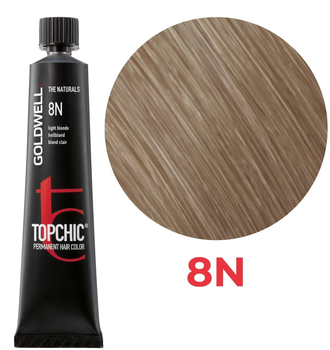 Farba do włosów Goldwell Topchic trwała 8N 60 ml (4021609000129)