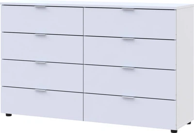 Комод Doros Рон 8 130х38х81 см 8 шухляд Білий (41516172)