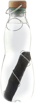 Пляшка-фільтр для води Black+Blum Eau Good у чохлі Оливкова 650 мл (5060089726005)