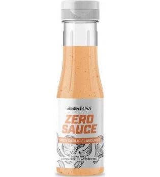 Низкокалорийный соус чесночный BioTech Zero Sauce Spicy Garlic Flavoured 350ml