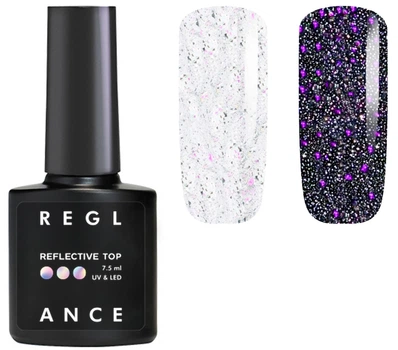 Светоотражающий (Reflective) топ Reglance 01 Pink Silver 7.5 мл