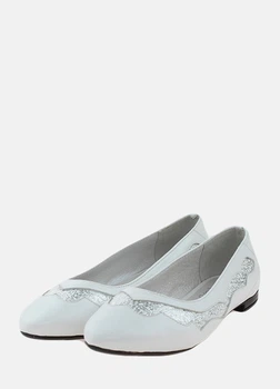 Балетки Classic Style R121 37 23,5см Білий-Срібний (2000029747205)