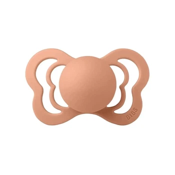 Пустушка ортодонтична BIBS Couture Silicone size 1 (0-6 m), Peach