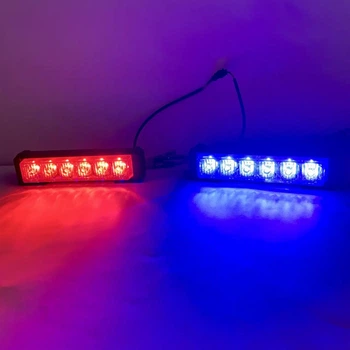 LED фара дополнительного света 18Вт×2, CREE, стробоскоп 14 режимов, пульт ДУ, белый/красный/синий