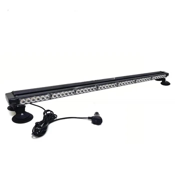 Сигнальная мигалка-стробоскоп LED 90см, крышная, 12/24V, желто-оранжевая