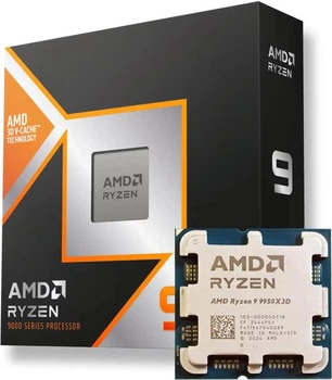 AMD Ryzen 9 9950X3D 9000シリーズ CPU Процессор AMD Ryzen 9 9950X3D (100-100000719WOF) – фото, отзывы