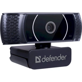 Веб-камера Defender G-Lens 2590 QHD, Black, 3.7 Mp, відео 2560x1440, збережене зображення 2160x1440, мікрофон, кут огляду 86.1°, 30 кадрів/сек, універсальне кріплення, USB, 1.4 м (63113)