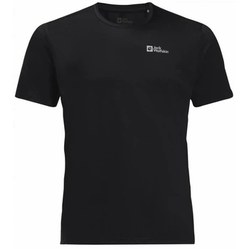 Футболка Jack Wolfskin Delgami S/S M M Черный (1109-4064993981650)