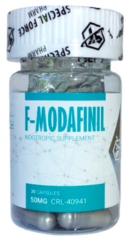 Ф-модафинил Для улучшения роботы мозга Special Force F-Modafinil 50 мг 30 капсул