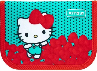 Пенал "Kite" 1 віділення, 2 відворта, без наповнення. Hello Kitty (47284) HK21-622