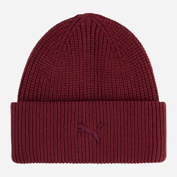Шапка Puma Sportstyle Headwear Wardrobe Ess Chunky Mid Crown Beanie 02640803 One Size Ruby Shimmer (4069157730013)
