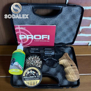 Револьвер Флобера ZBROIA PROFI-2.5" Top Set (чорний / дерево)