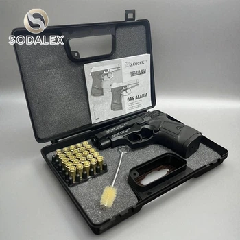 Стартовий пістолет Stalker 914 Black + набої Ozkursan 9 mm 25 штук