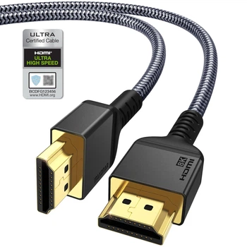 Кабель Maxonar HDMI 2.1 [Certified Ultra High Speed HDMI] 48Gbps 8K@60Hz, 4K@120Hz 3м grey (MH8K3)