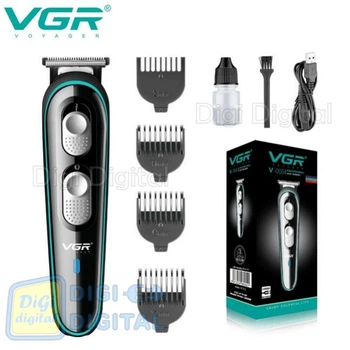 Триммер VGR V-055 с регулятором высоты, 4 насадки