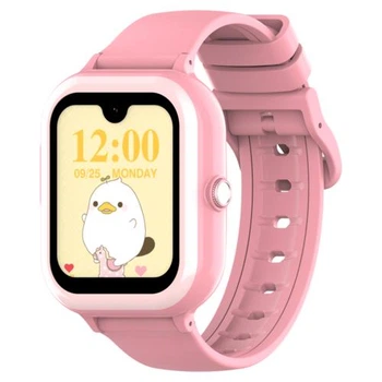 Детские смарт часы-телефон Wonlex KT31 Android 8.1 Pink AMOLED с видеозвонком, прослушивание, сим-картой, видеомониторингом и GPS (KT31)
