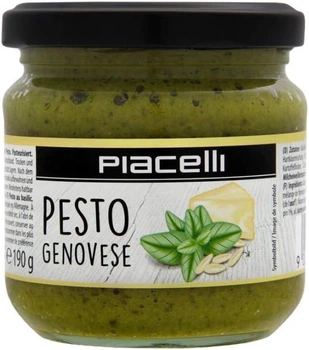 Соус Pesto Verde з базиліком, Piacelli 190 г