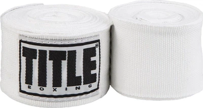Бинти для боксу TITLE Boxing Select 180" Semi Elastic Mexican White (4.5м.) (SMHW XL WH)