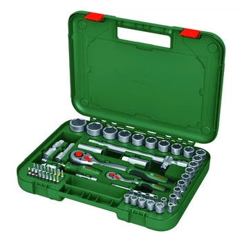 Набір біт, тріскачок і торцевих головок Bosch (57 шт., 1/2", 1/4") (1600A02Z9G)
