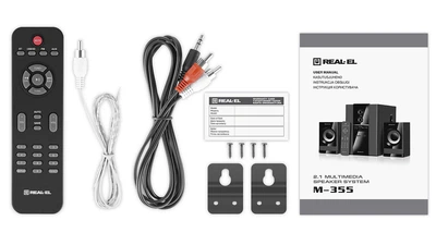 Акустична система REAL-EL M-355 Black ( Чорний ) 10960